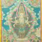 An Exquiste Painted Gold Eleven-faced Avalokiteshvara Thangka