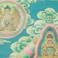 An Exquiste Painted Gold Eleven-faced Avalokiteshvara Thangka