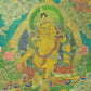 An Exquiste Painted Gold Mammon Thangka