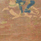 An Exquiste Painted Gold Vajrapani on Horseback Thangka