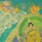 An Exquiste Painted Gold Mammon Thangka