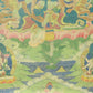 An Exquiste Painted Gold Green Tara Thangka