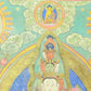 An Exquiste Painted Gold Eleven-faced Avalokiteshvara Thangka