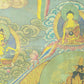 An Exquiste Painted Gold Manjusri Thangka