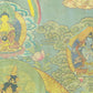 An Exquiste Painted Gold Manjusri Thangka