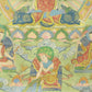 An Exquiste Painted Gold Vajrasattva Thangka