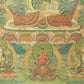 An Exquiste Painted Gold Vajrasattva Thangka