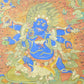 An Exquiste Painted Gold Vajra Thangka