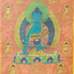 An Exquiste Painted Gold Gautama Buddha Thangka