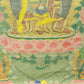 An Exquiste Painted Gold Gautama Buddha Thangka