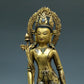 A Brilliant Gilt-Bronze Silver Figure Of Tara