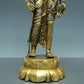 A Brilliant Gilt-Bronze Silver Figure Of Tara