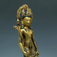 A Brilliant Gilt-Bronze Silver Figure Of Tara