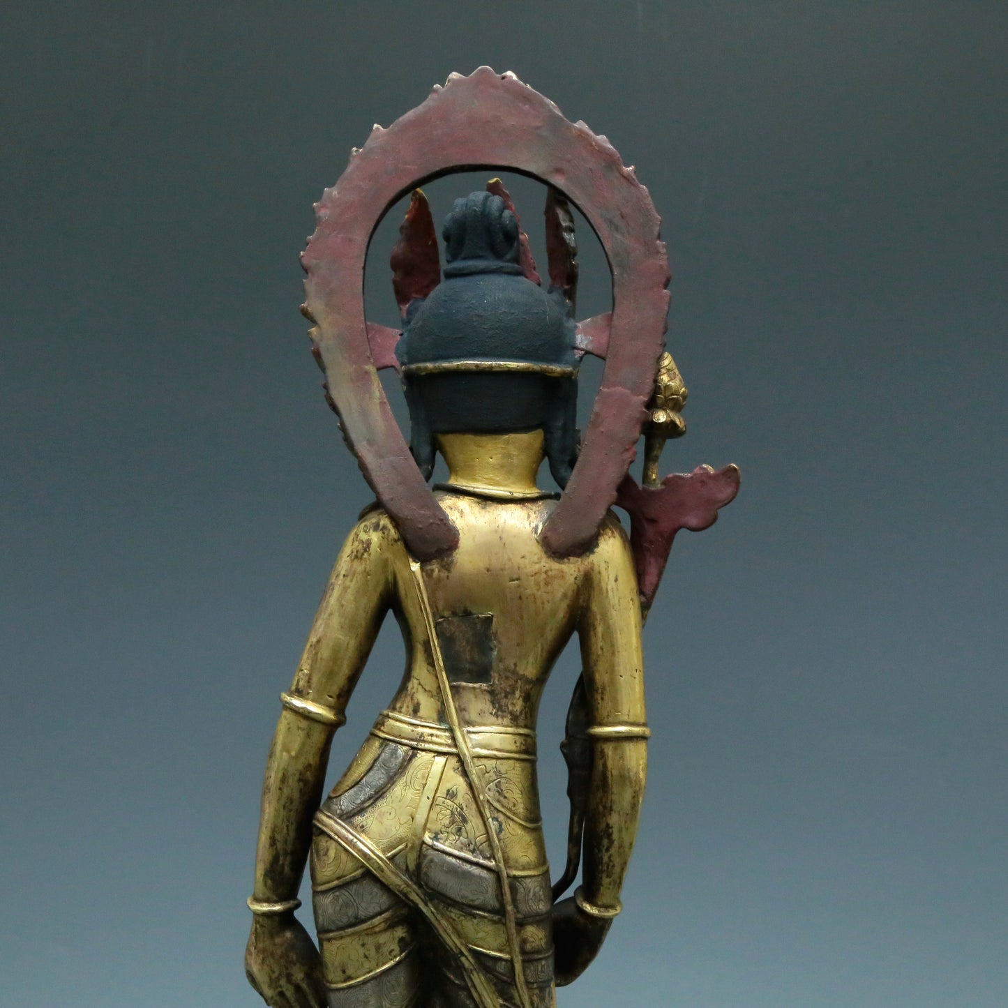 A Brilliant Gilt-Bronze Silver Figure Of Tara