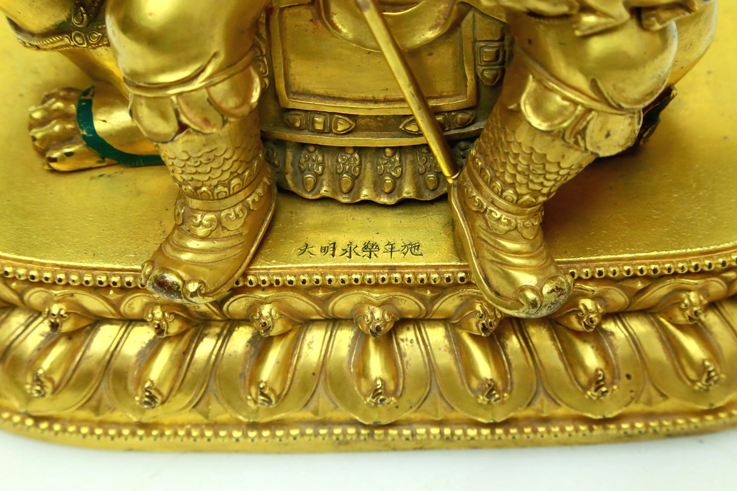 A Superb Gilt-Bronze Figure Of Vaishravana