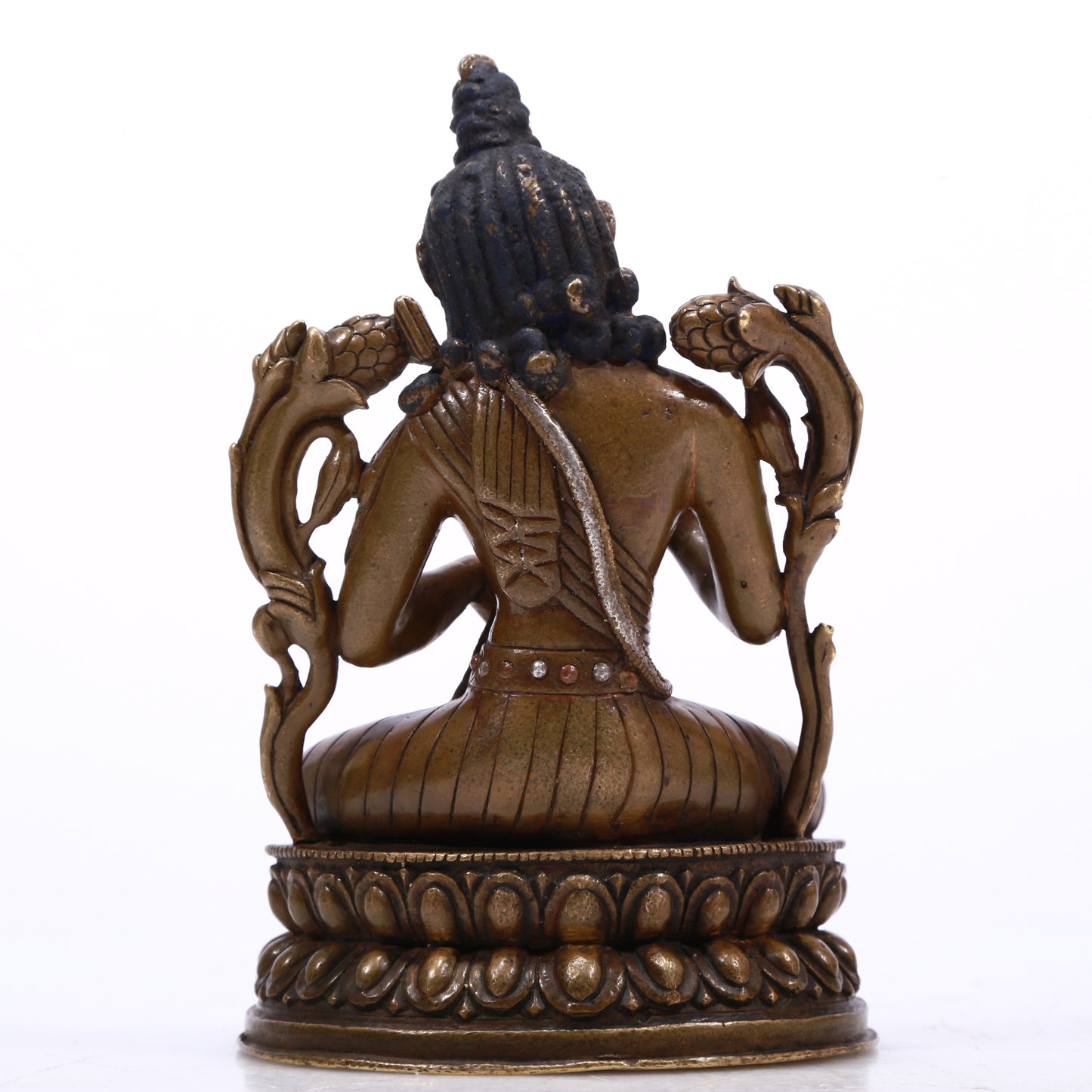 A Superb Alloy Copper Silver-Inlaid Figure Of Tara