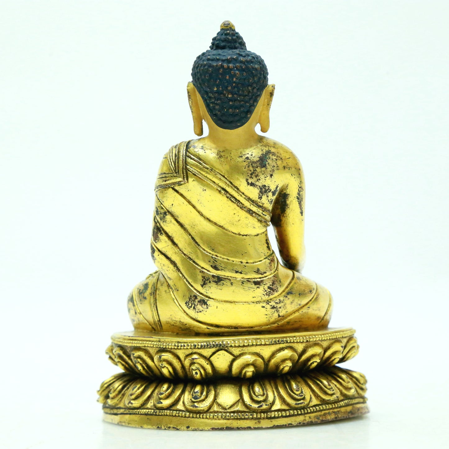 A Superb Gilt-Bronze Figure Of Buddha Shakyamuni