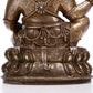 A Superb Gilt-Bronze Silver Figure Of Kubera With Inscriptions