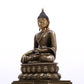 A Brilliant Gilt-Bronze Silver Figure Of Buddha Shakyamuni