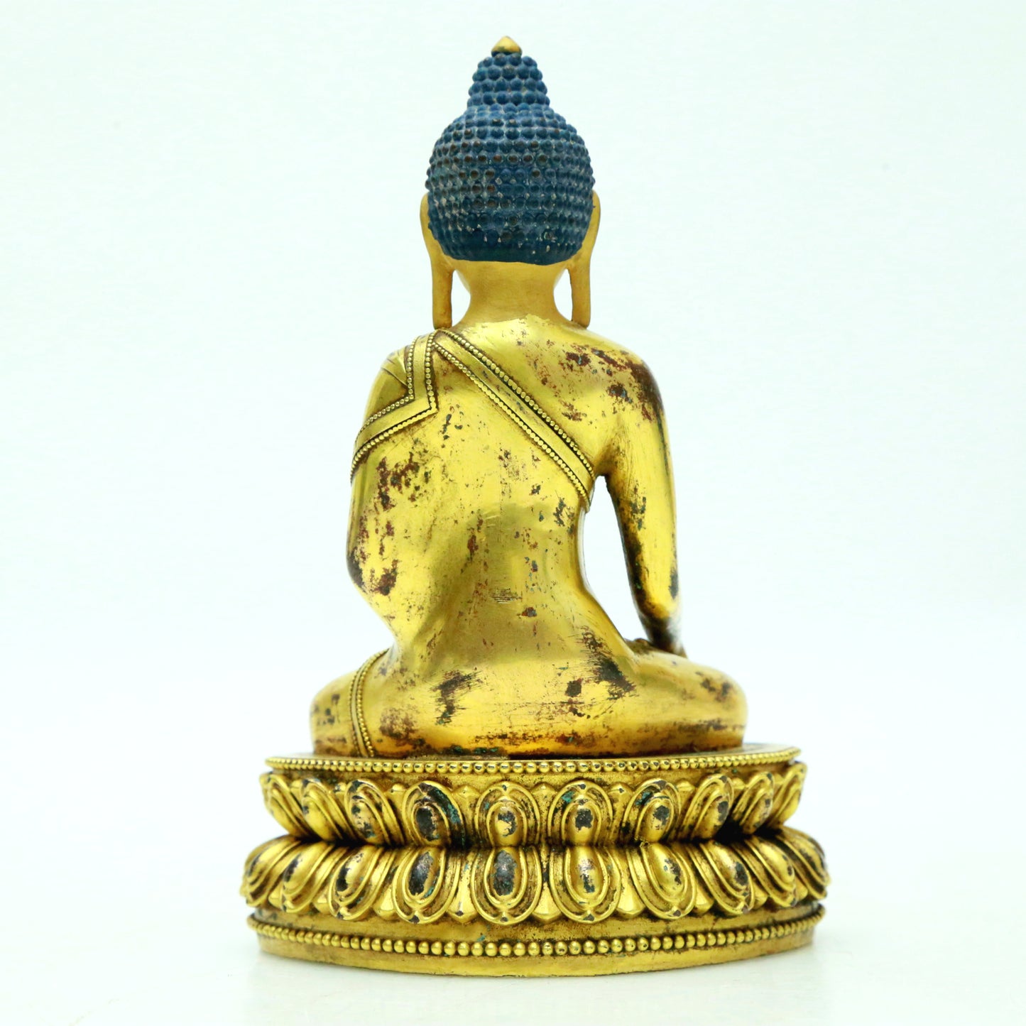 A Superb Gilt-Bronze Figure Of Buddha Shakyamuni