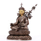 A Brilliant Gilt-Bronze Silver Figure Of Padmasambhava