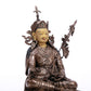 A Brilliant Gilt-Bronze Silver Figure Of Padmasambhava