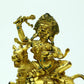 A Superb Gilt-Bronze Figure Of Kubera Seated On A Horse, With Inscriptions