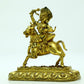 A Superb Gilt-Bronze Figure Of Kubera Seated On A Horse, With Inscriptions