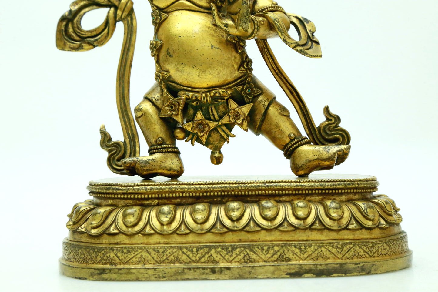 A Superb Gilt-Bronze Figure Of Vajrapani