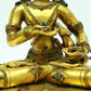 A Brilliant Gilt-Bronze Gem-Inlaid Figure Of Kubera With Inscriptions