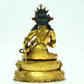 A Brilliant Gilt-Bronze Gem-Inlaid Figure Of Kubera With Inscriptions