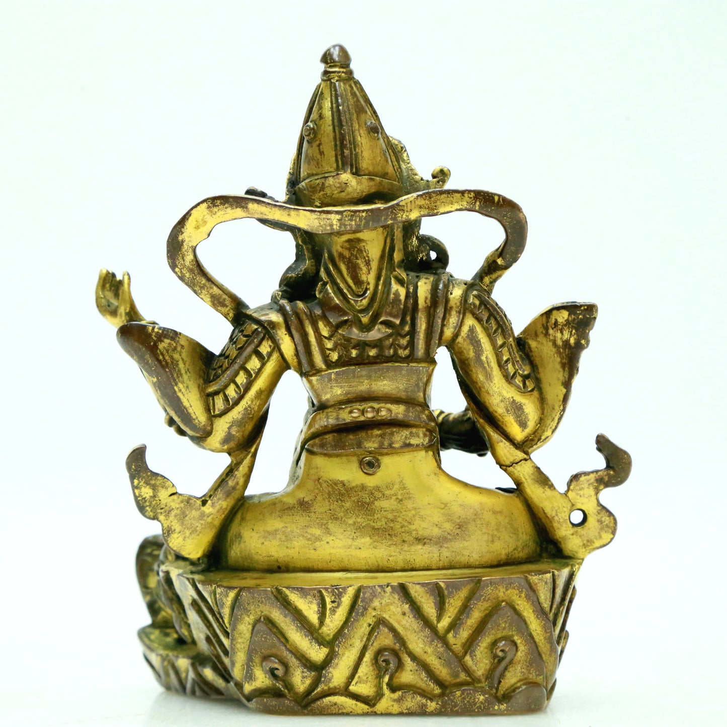 A Superb Gilt-Bronze Figure Of Lokapala