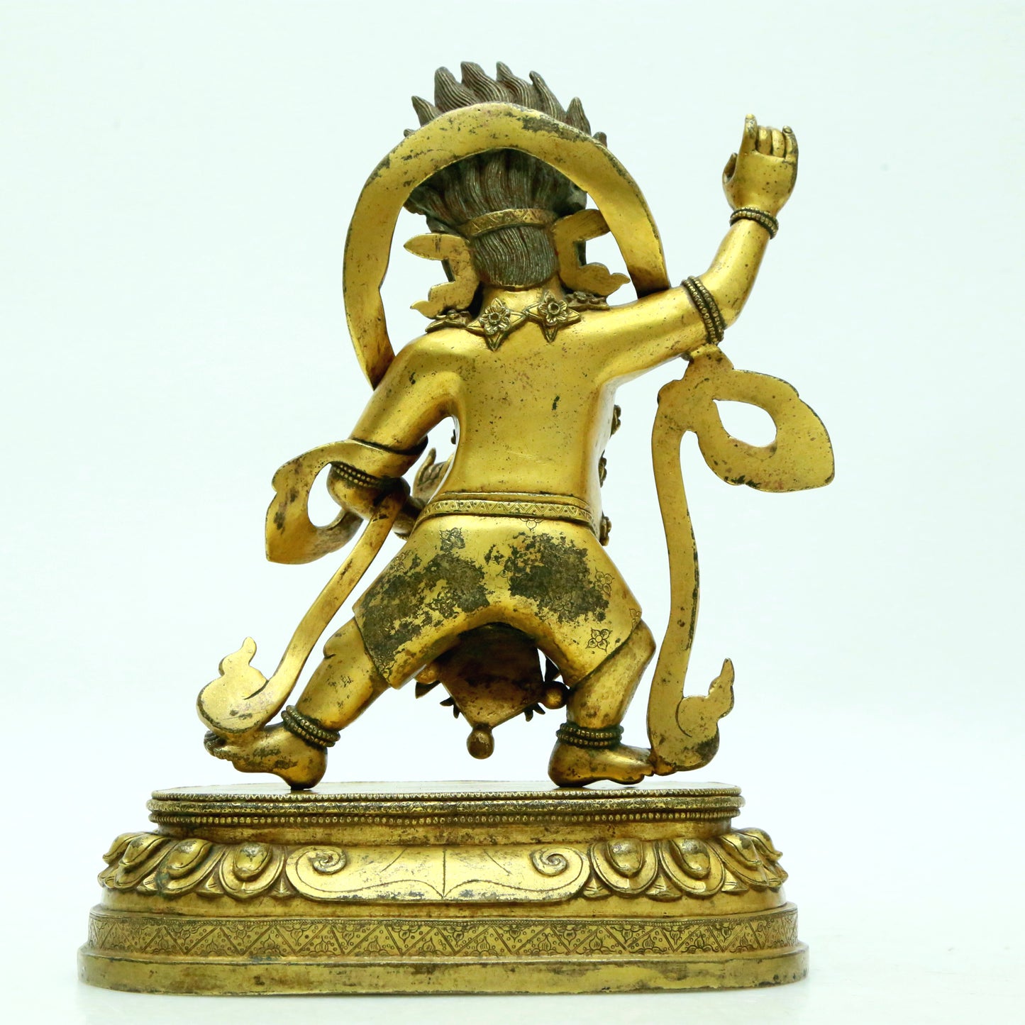 A Superb Gilt-Bronze Figure Of Vajrapani