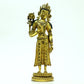 A Brilliant Gilt-Bronze Gem-Inlaid Figure Of Tara