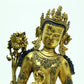 A Brilliant Gilt-Bronze Gem-Inlaid Figure Of Tara