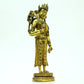 A Brilliant Gilt-Bronze Gem-Inlaid Figure Of Tara