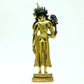 A Brilliant Gilt-Bronze Gem-Inlaid Figure Of Tara