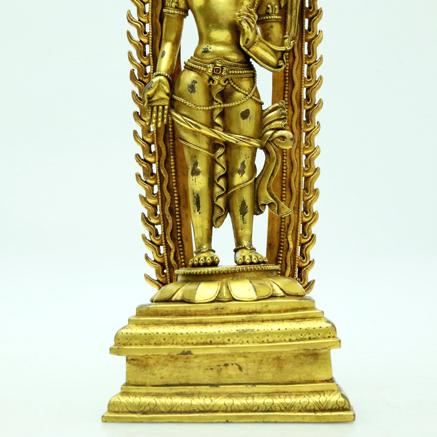 A Superb Gilt-Bronze Figure Of Tara With Inscriptions
