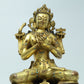 A Fabulous Gilt-Bronze Figure Of Manjusri