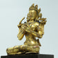 A Fabulous Gilt-Bronze Figure Of Manjusri