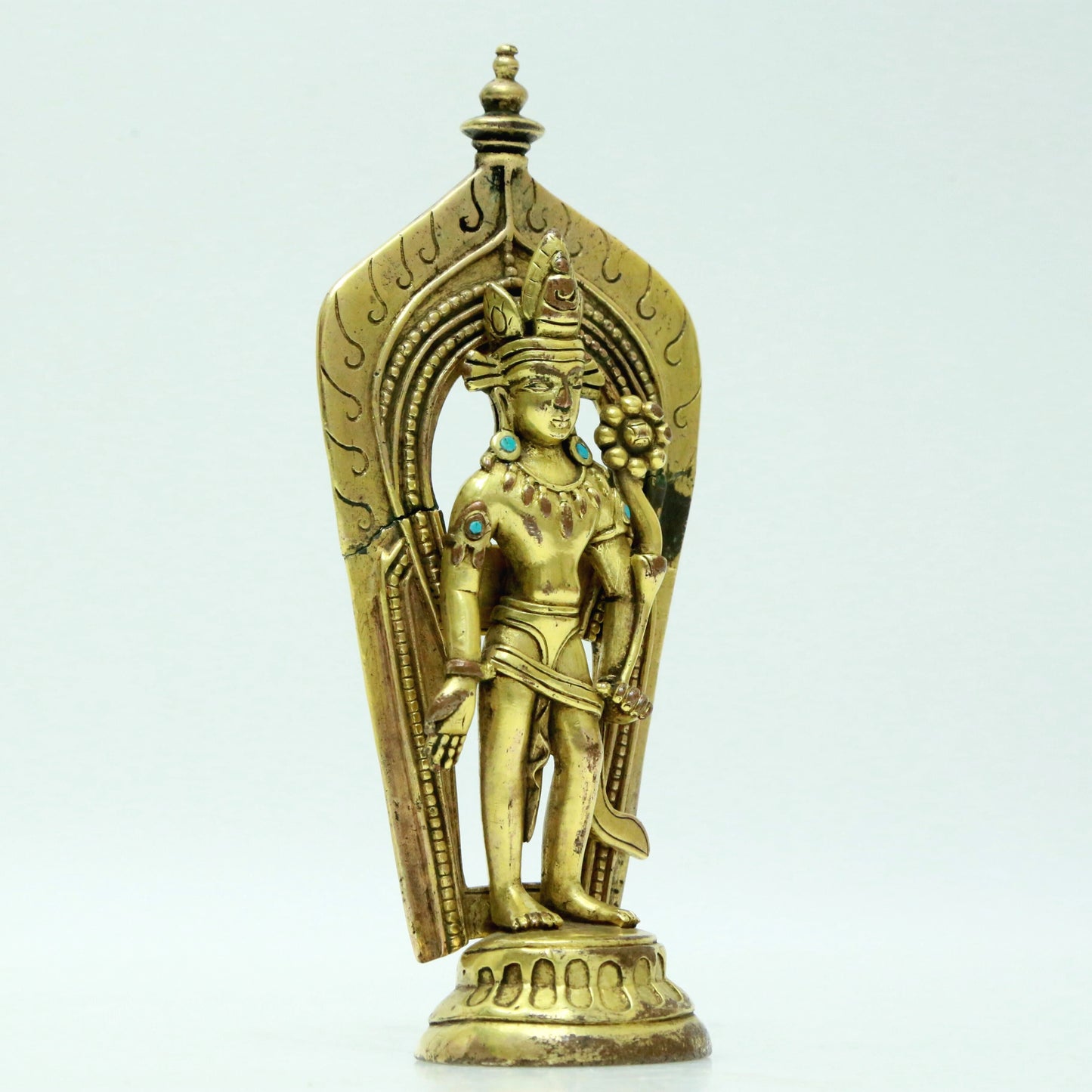 A Fabulous Gilt-Bronze Figure Of Tara