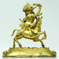 A Fabulous Gilt-Bronze Figure Of Kubera Seated On A Horse With Inscriptions