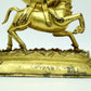 A Fabulous Gilt-Bronze Figure Of Kubera Seated On A Horse With Inscriptions