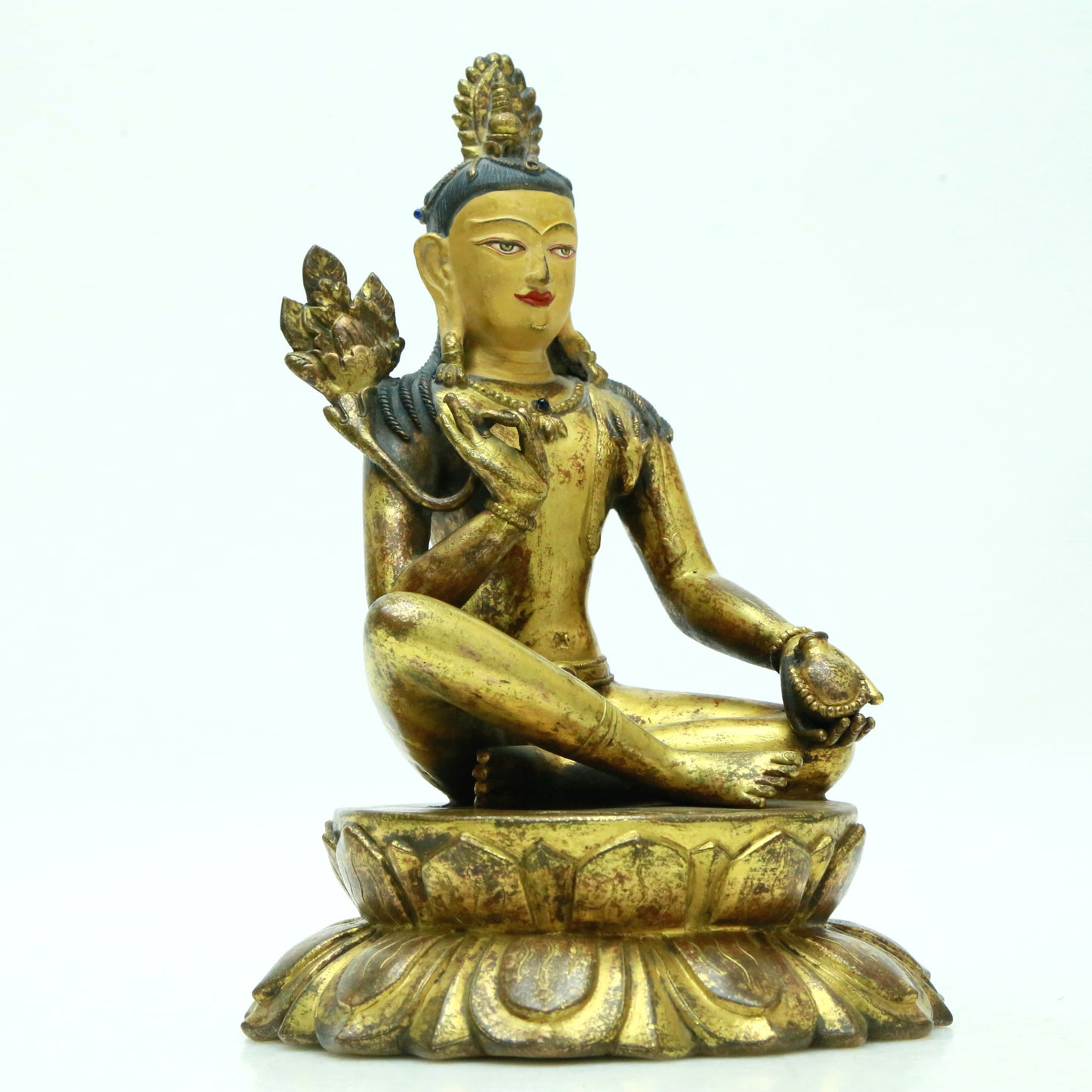 A Superb Gilt-Bronze Figure Of Tara