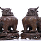 A Precious Pair Of Bronze 'Unicorn' Censers