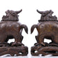 A Precious Pair Of Bronze 'Unicorn' Censers