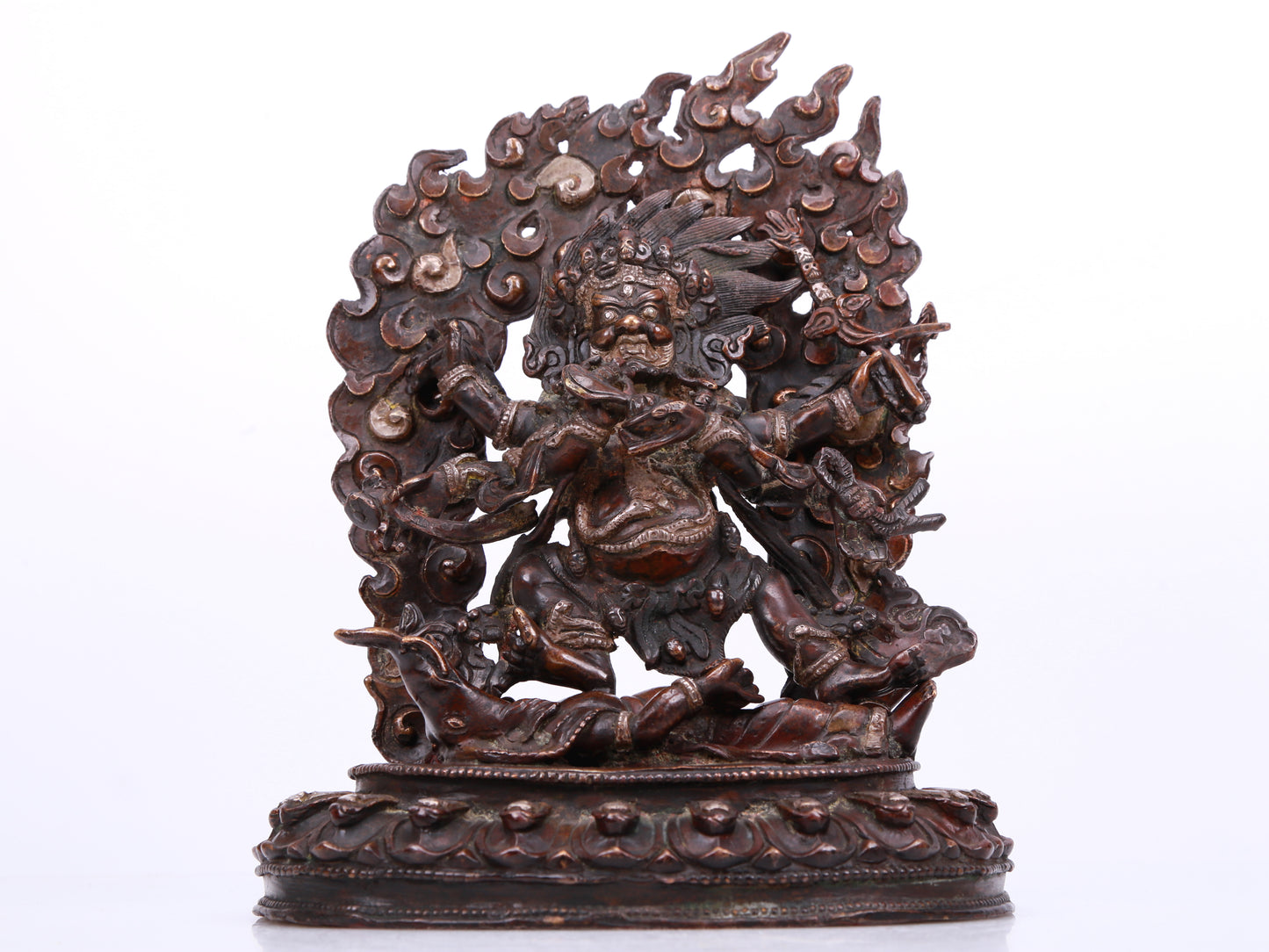 A Precious Bronze Figure Of Vajrapani