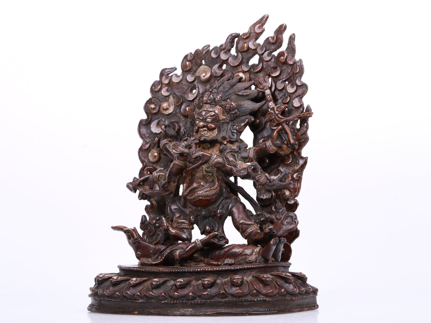 A Precious Bronze Figure Of Vajrapani