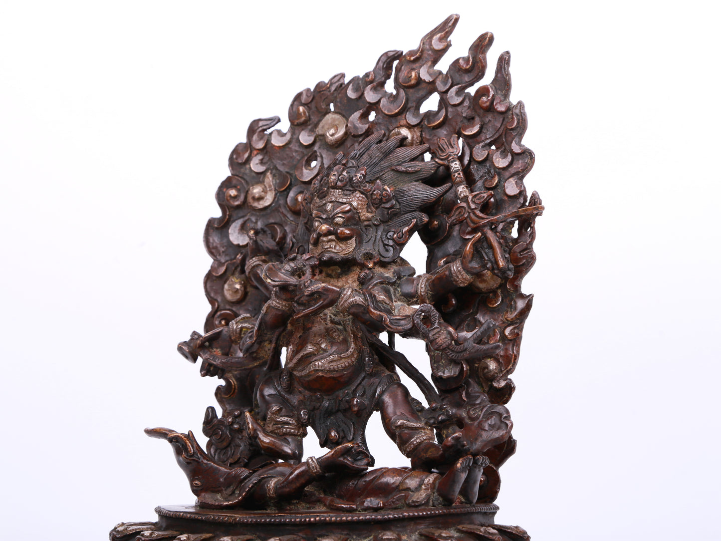 A Precious Bronze Figure Of Vajrapani