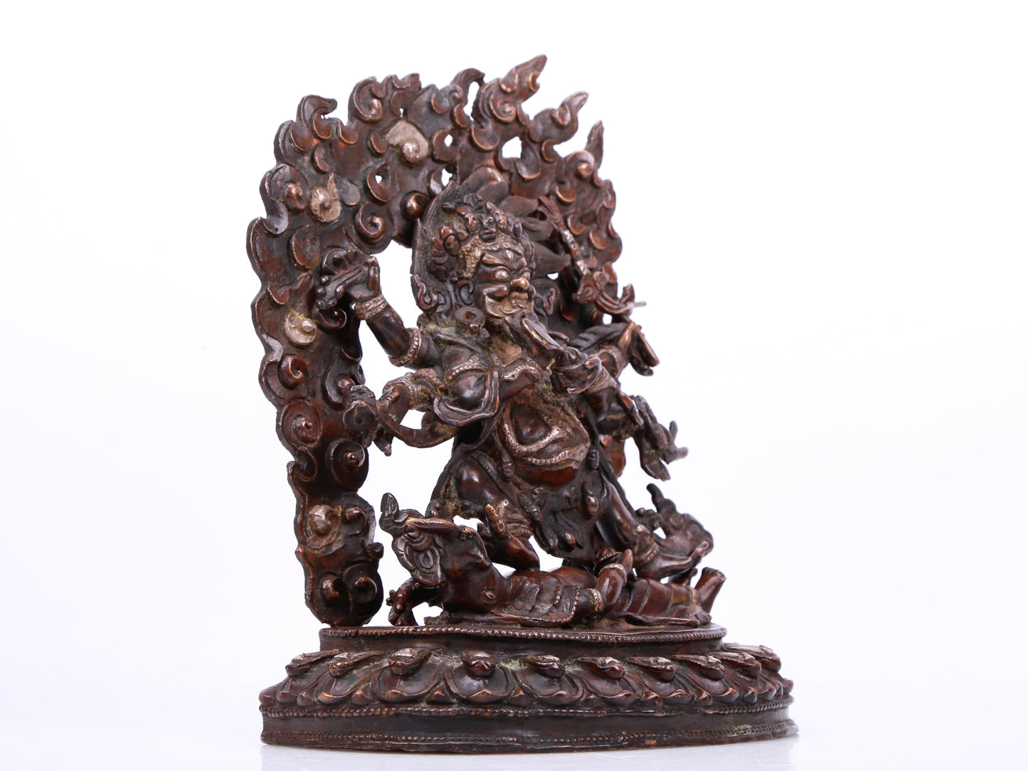 A Precious Bronze Figure Of Vajrapani